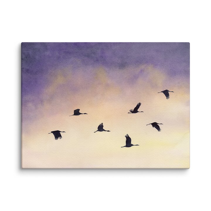 Sandhill Cranes in Evening Flight product image (1)