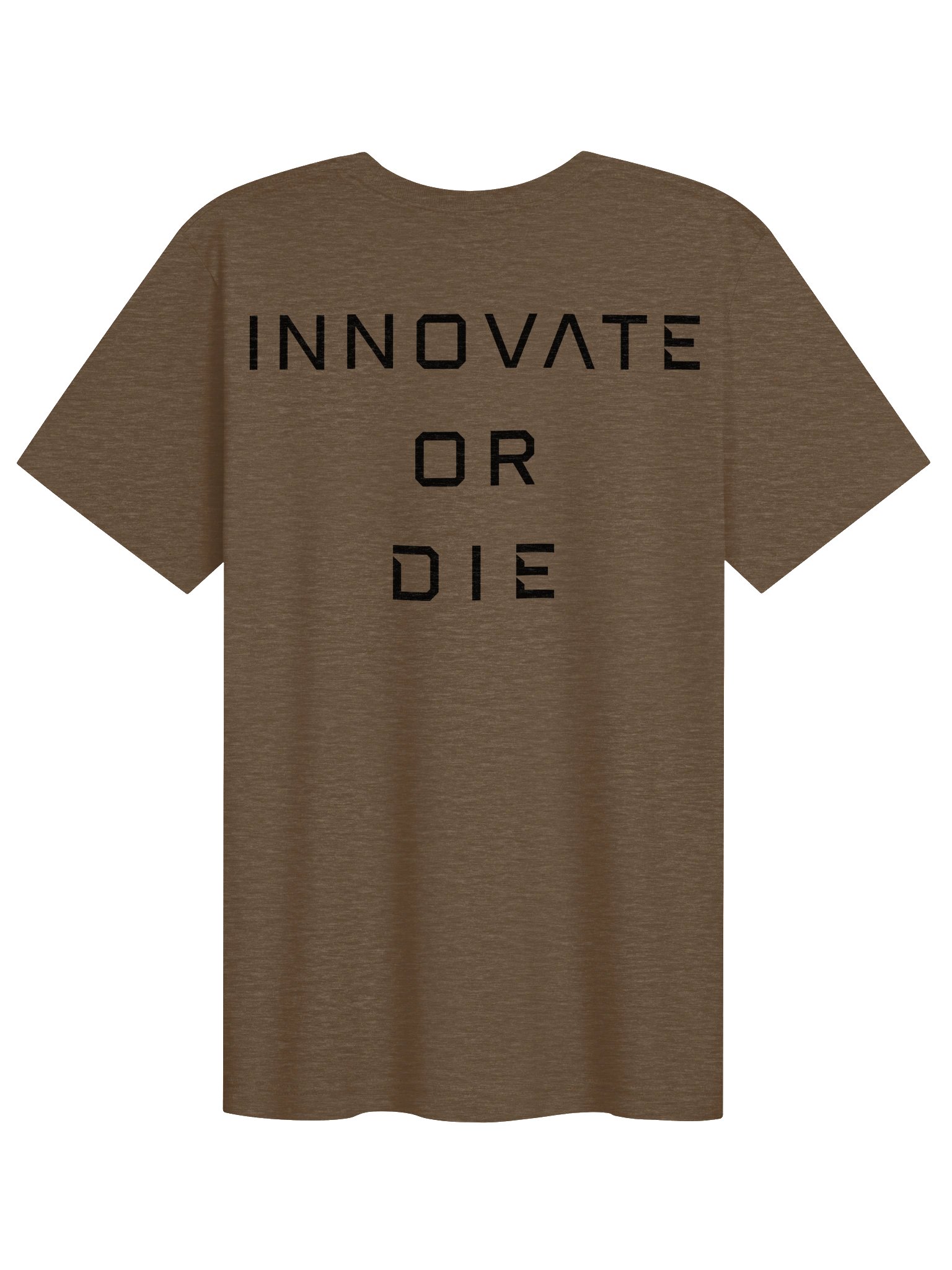 Zero Tech INNOVATE OR DIE Shirt — Heather Brown product image (2)