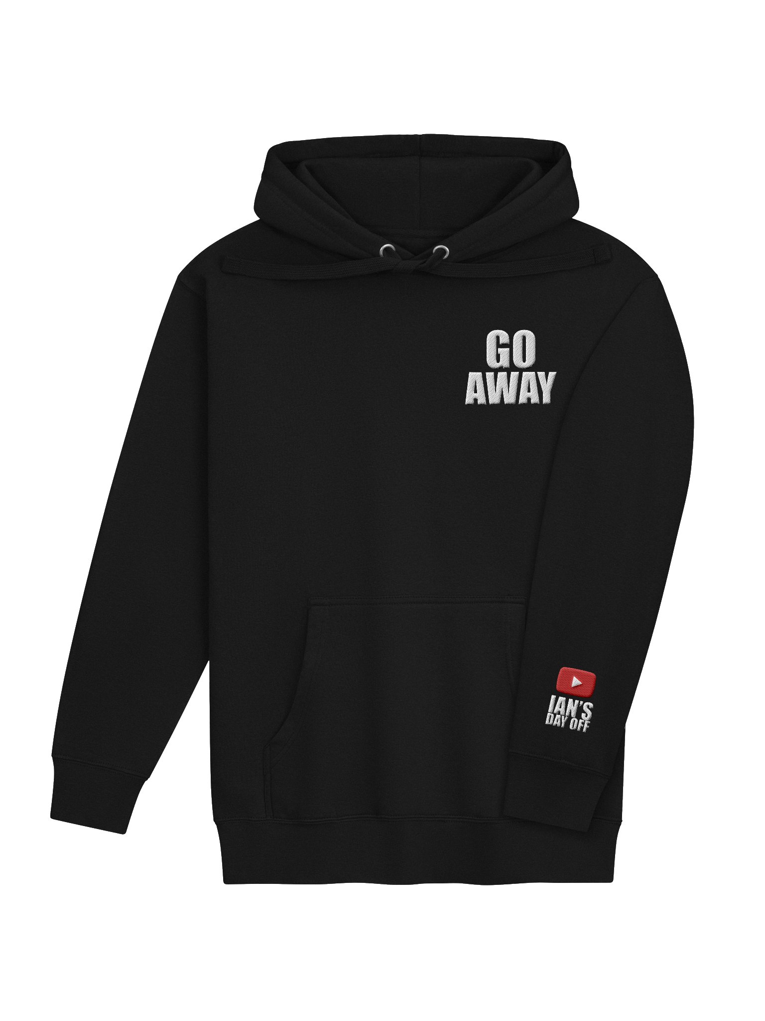 Go Away Hoodie - Embroidered product image (12)