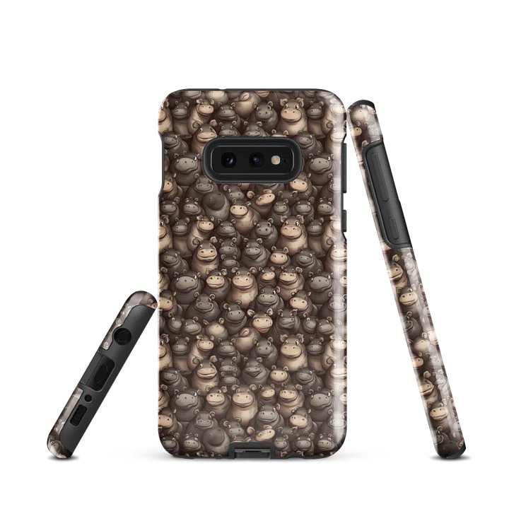 Playful Hippo Pattern Samsung Tough Case product image (3)