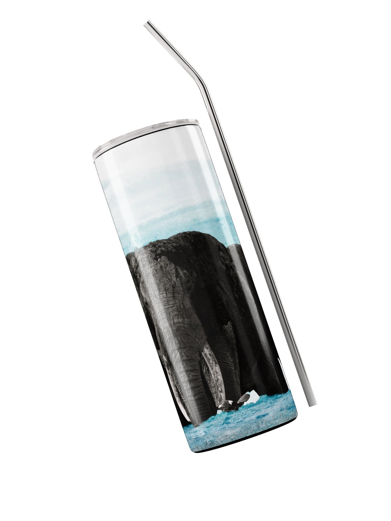 Elephant Watercolor Art Tumbler product image (3)
