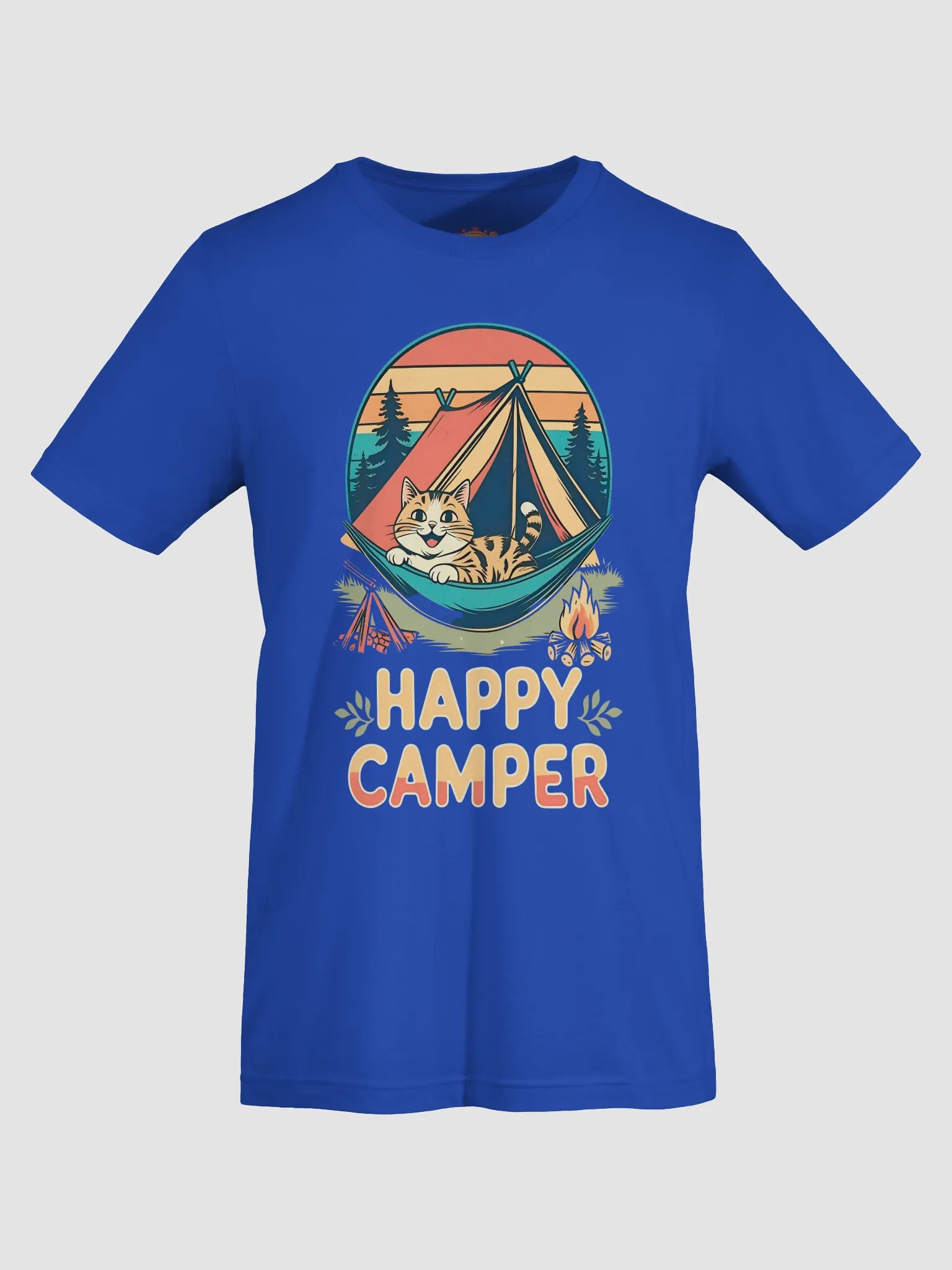 Happy Cat Camper T-Shirt product image (7)