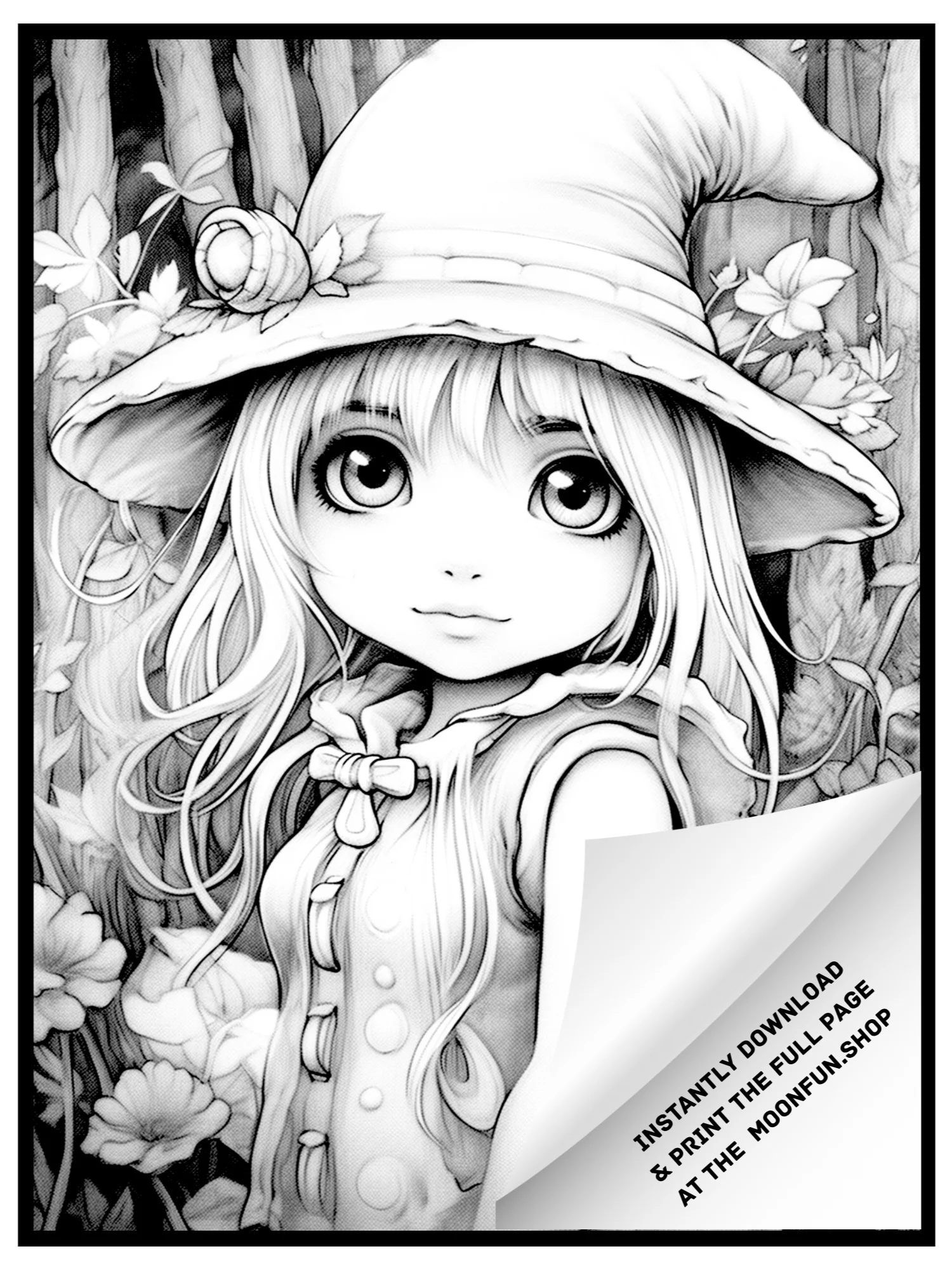 🧙 70 Witches & Haunted Places Halloween Coloring Pages for Teens & Adults product image (3)