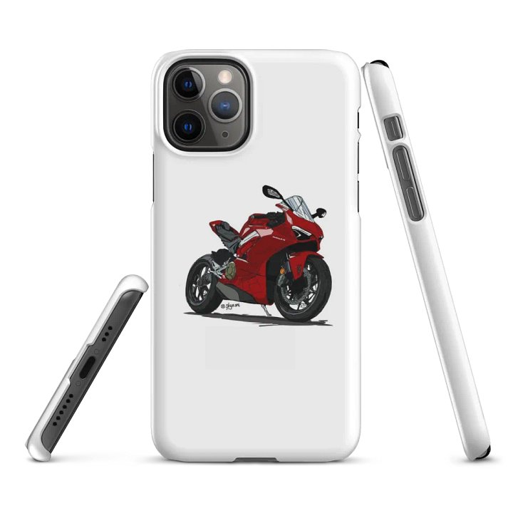 Sleek Red Motorcycle iPhone® Snap Case product image (2)
