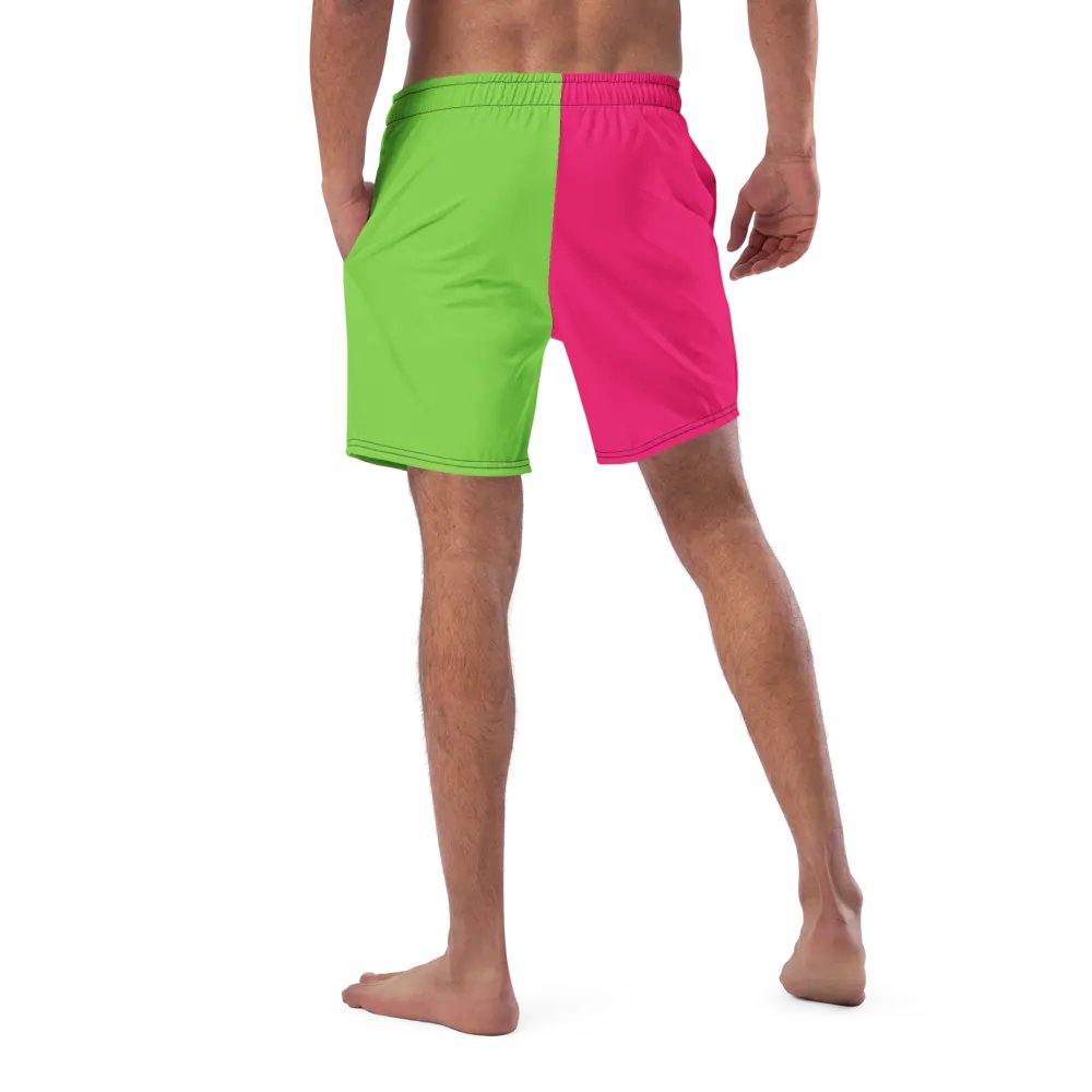 SPOOKY JOOCE Swim Trunkz - Hot Pink/Green product image (3)