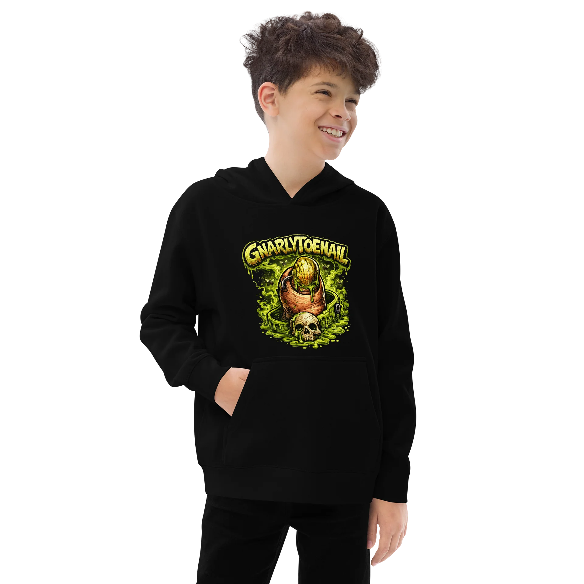 GnarlyToenail Horror Youth Fleece product image (2)