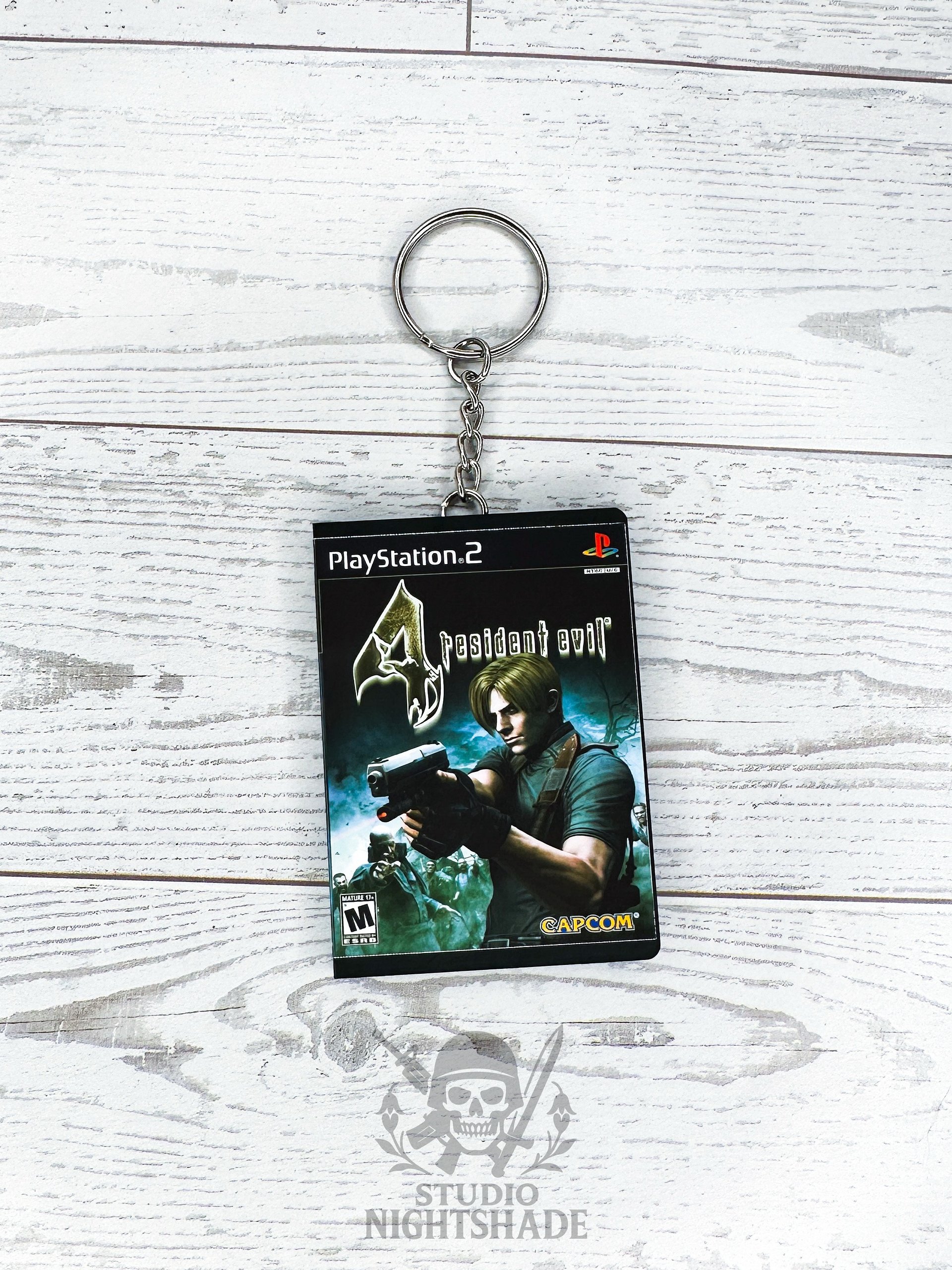 Playstation 2 Resident Evil 4 Mini Game Case Keychain product image (1)