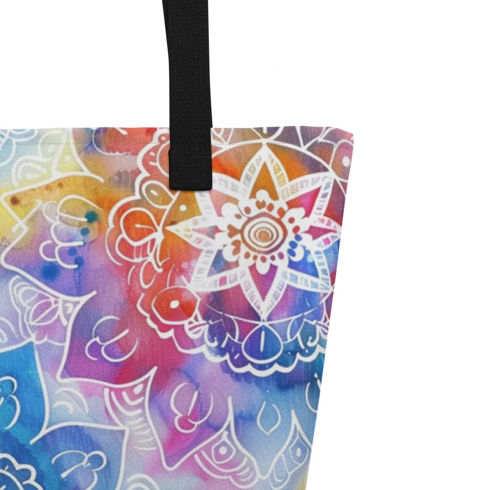 Mandala Mosaic Polyester Tote Bag product image (3)