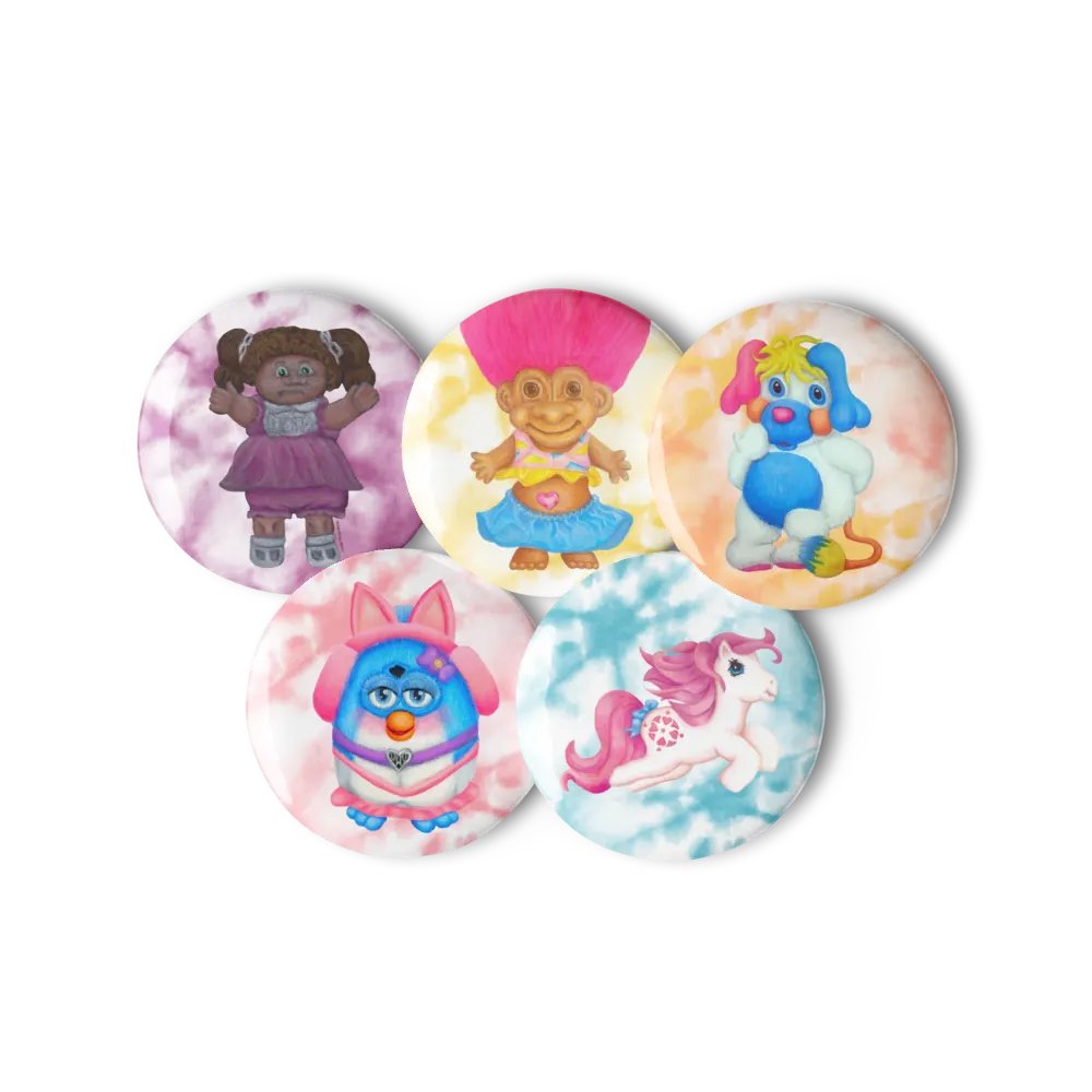 Retro Daydream Button Pin Set product image (1)