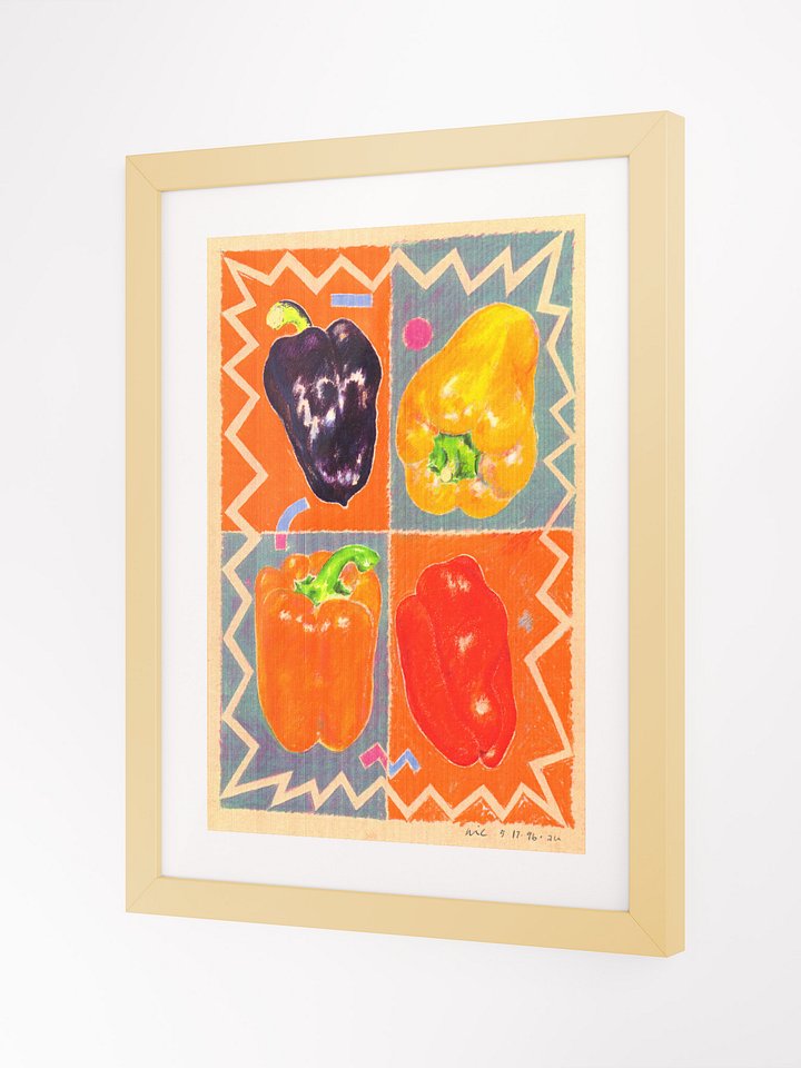 Peppers print framed product image (2)