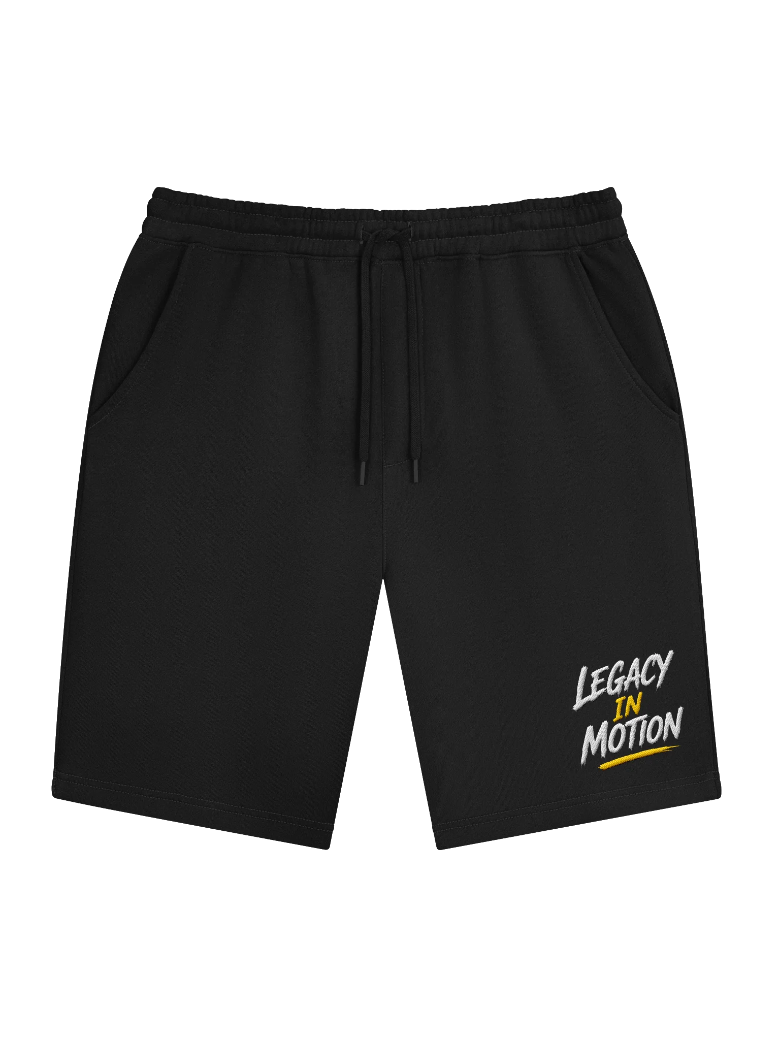 Legacy In Motion Embroidered Shorts – Black