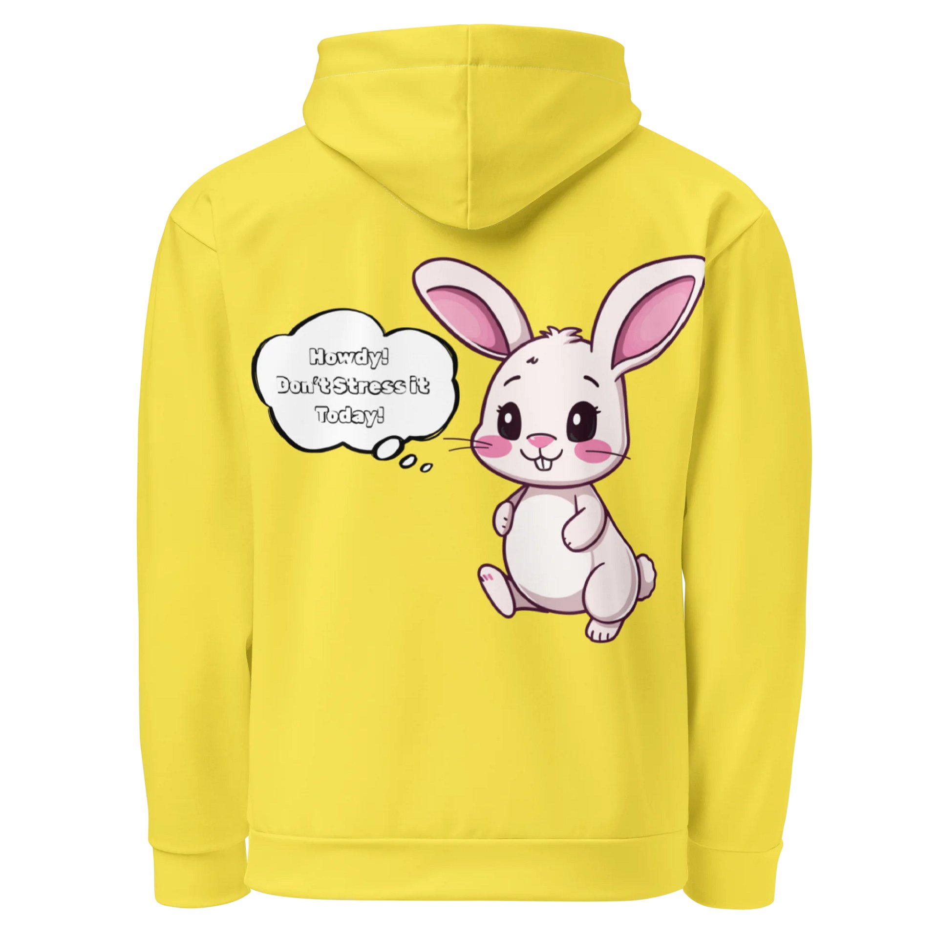 "Don't Stress It" Hoodie (Daisy Yellow) product image (2)