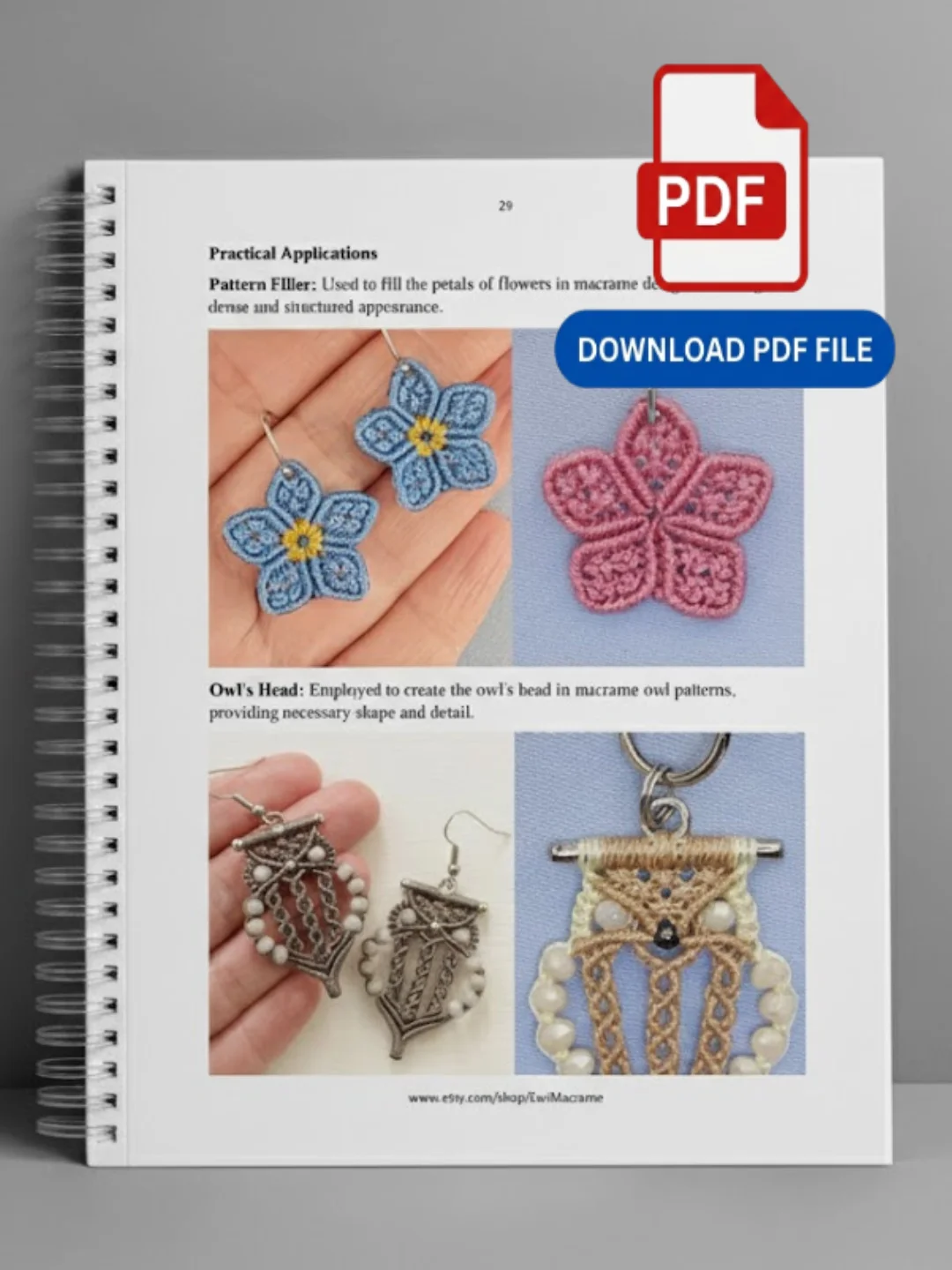 Micro Macrame Knots & Practical Applications – PDF Guide product image (5)