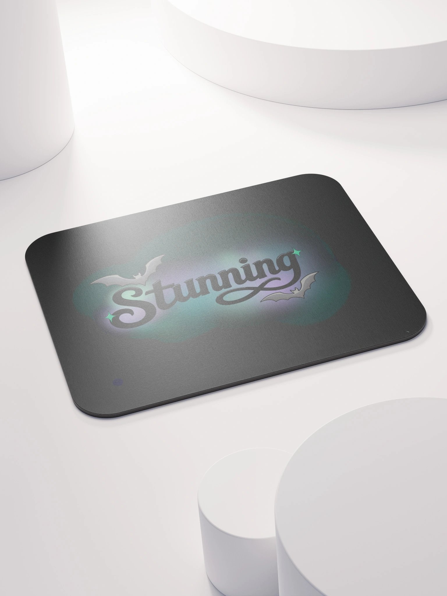 Stunning - Black - Black Mouse Pad product image (4)