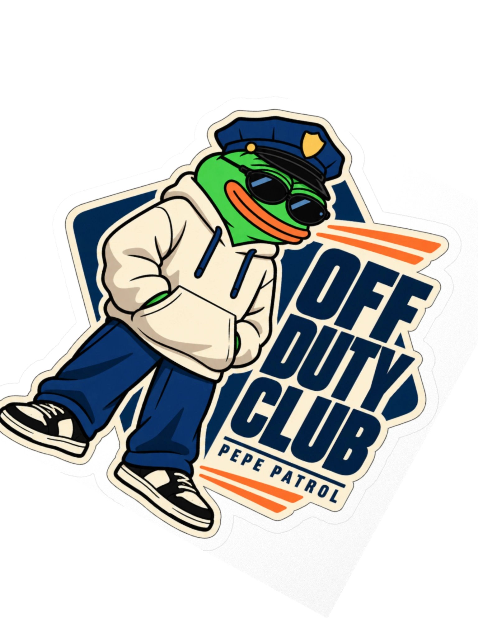 Off Duty Club Art Sticker product image (2)