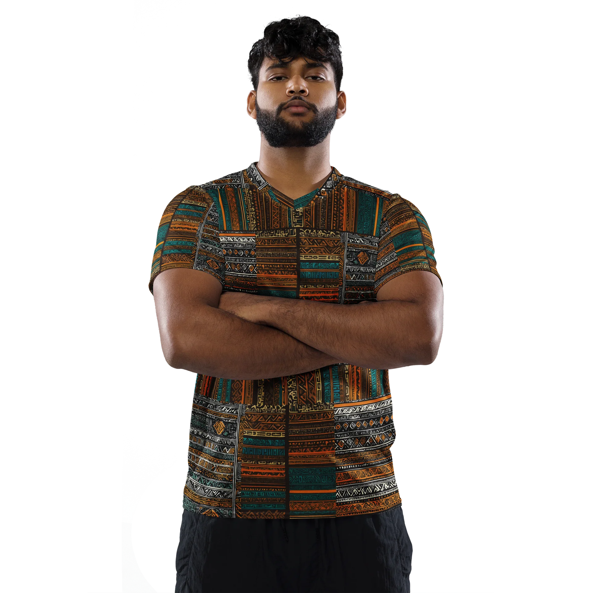 CaribbeanApples - Tribal Ambassador Pattern | Unisex Sports Jersey product image (4)
