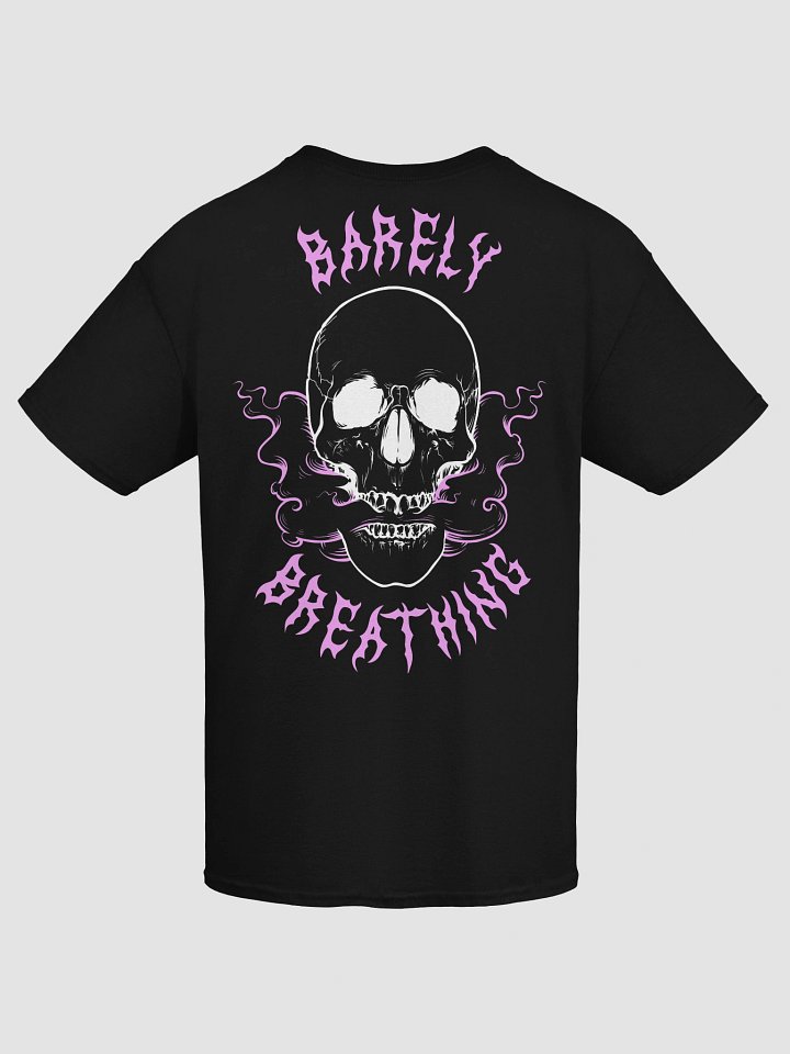Barely Breathing - T-shirt - White / Pink product image (1)