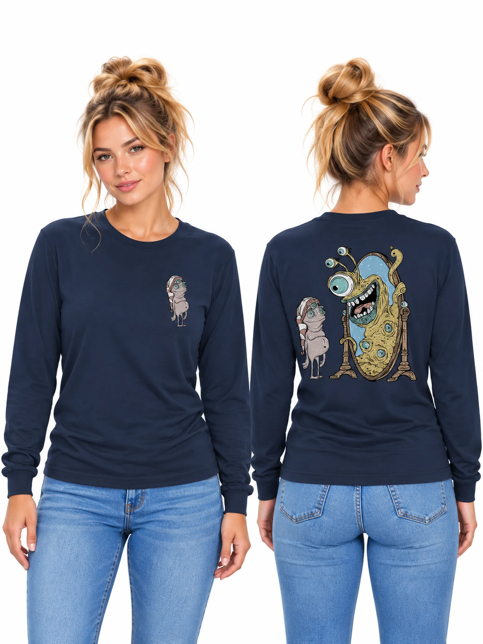 Reflections - Bella+Canvas Supersoft Women's Long Sleeve T-Shirt product image (1)
