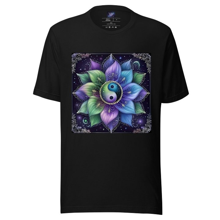 Yin-Yang Lotus Harmony- T-Shirt product image (1)