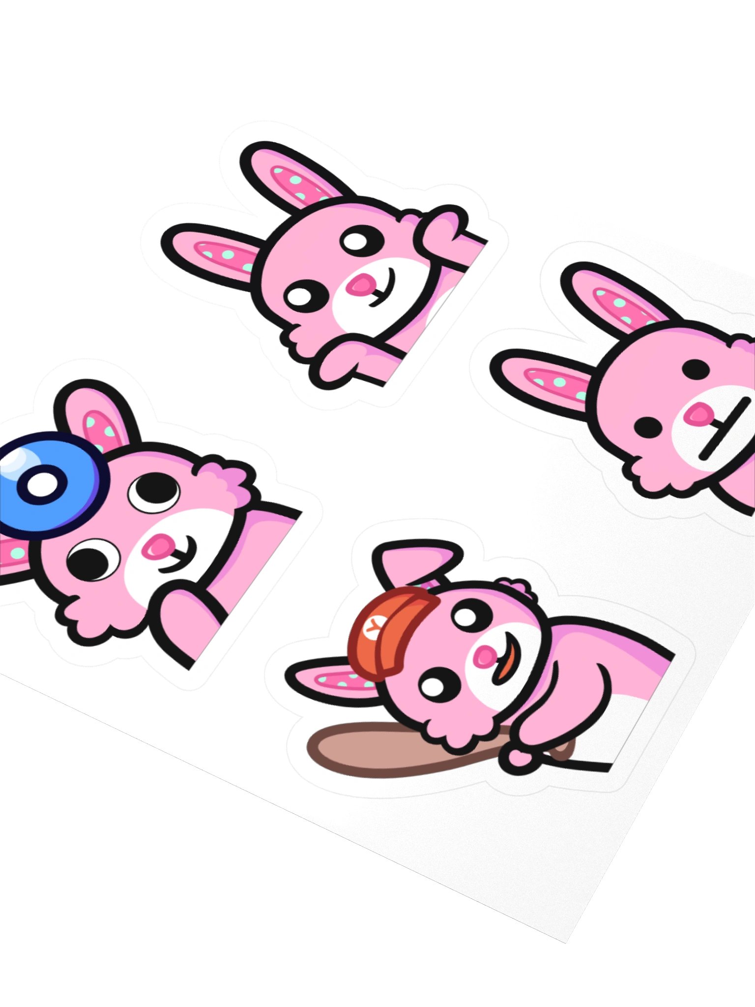 Pink Rabbit Sticker Pack product image (3)
