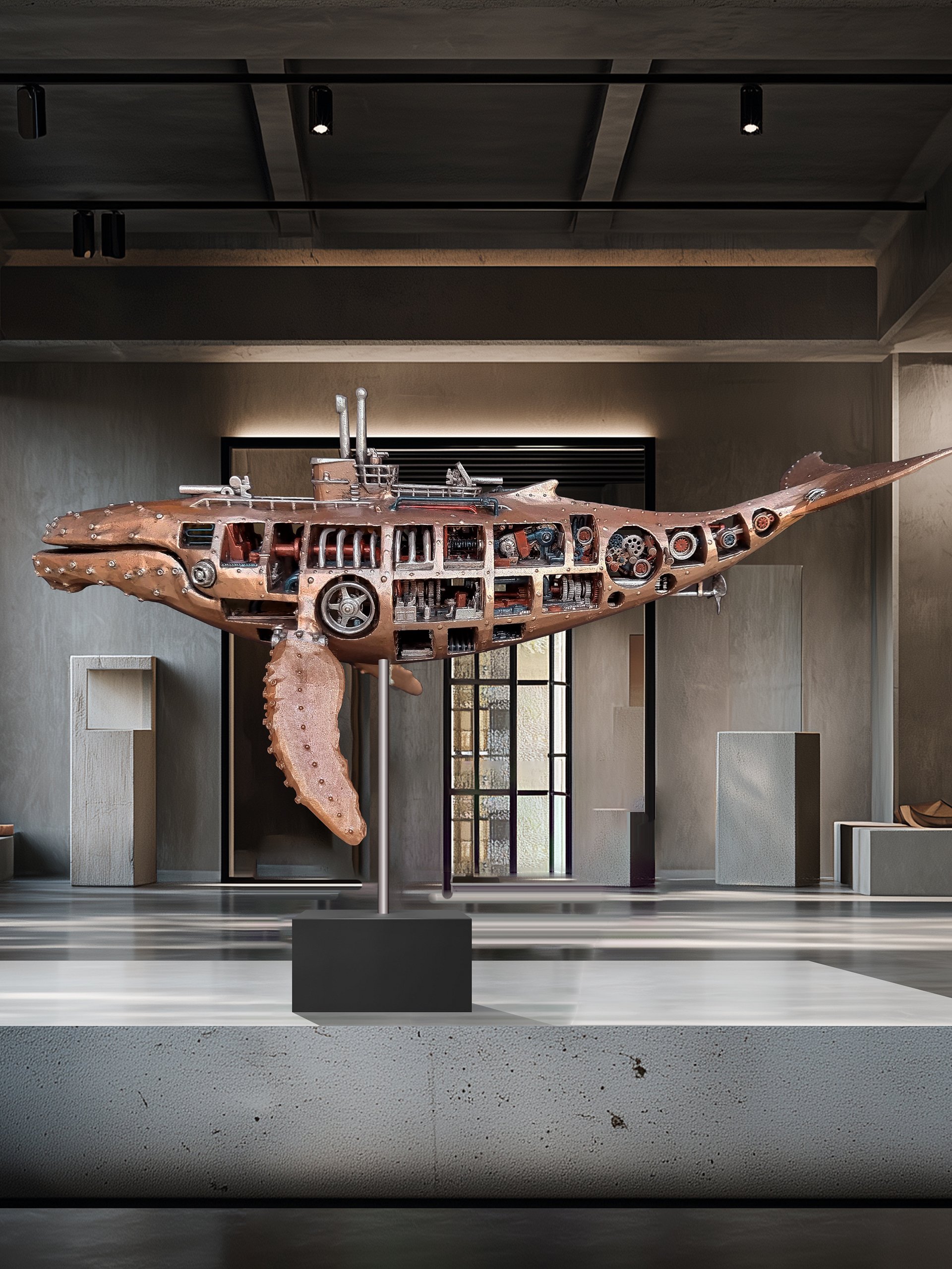 The Mariner’s Shadow: Whale Structural Study | 410mm (16.1") product image (4)