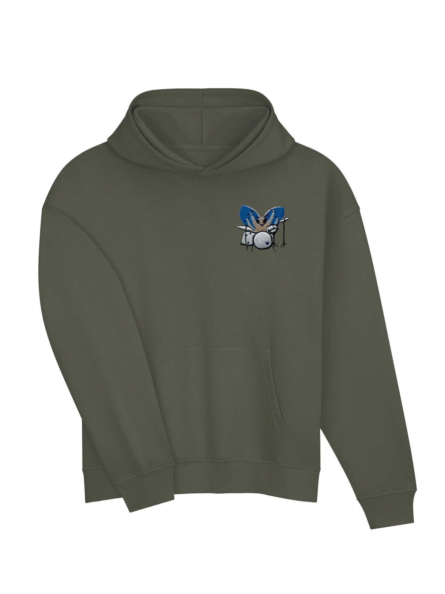 Bug Band Drummer Embroidered Hoodie product image (15)
