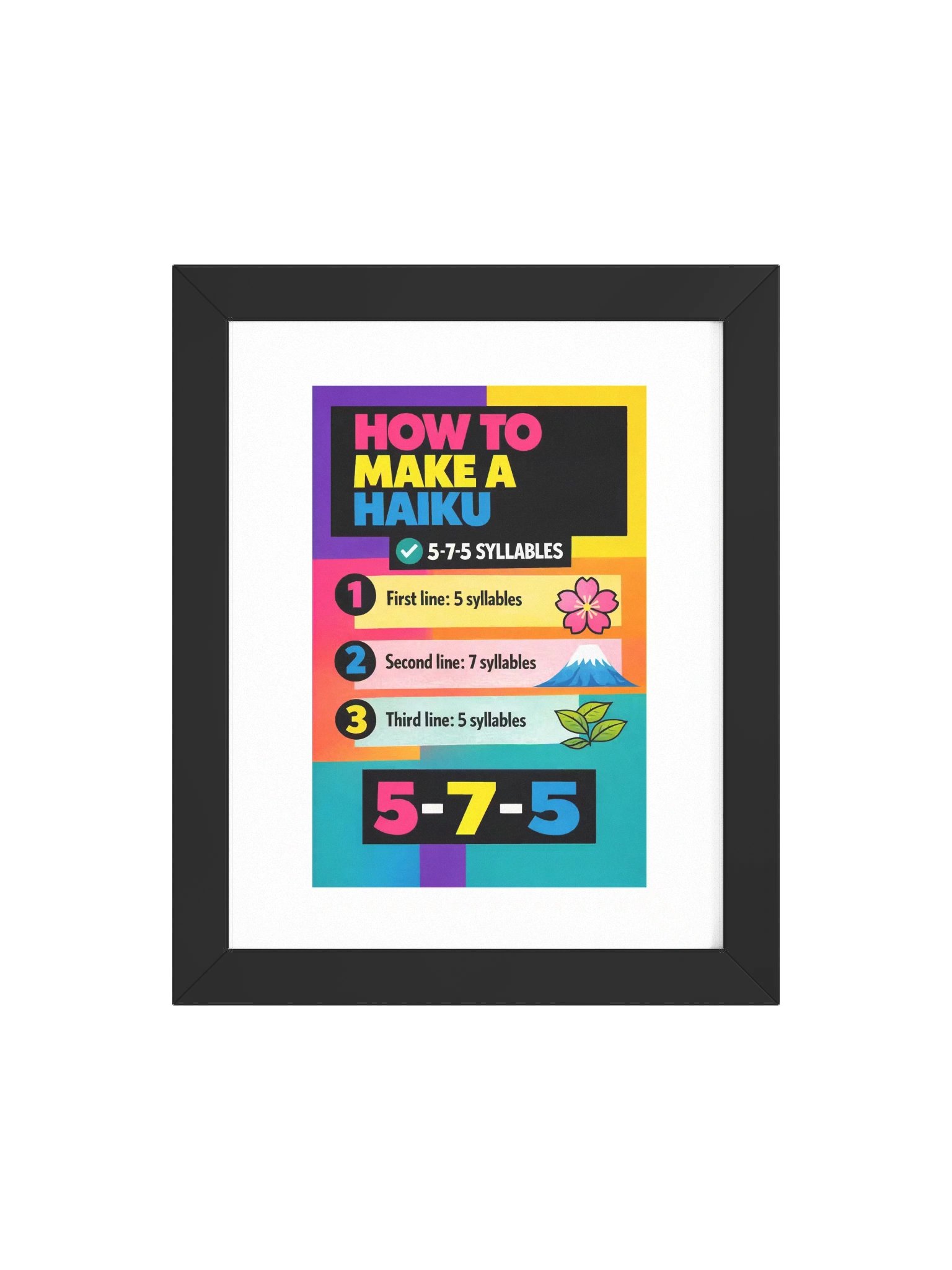 HOW TO HAIKU POSTER product image (109)
