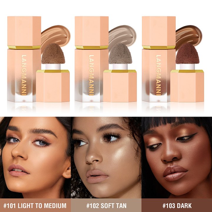 3PCS AirBlend Contour Set – Cushion Bronzer & Sculpting Wand Kit product image (2)
