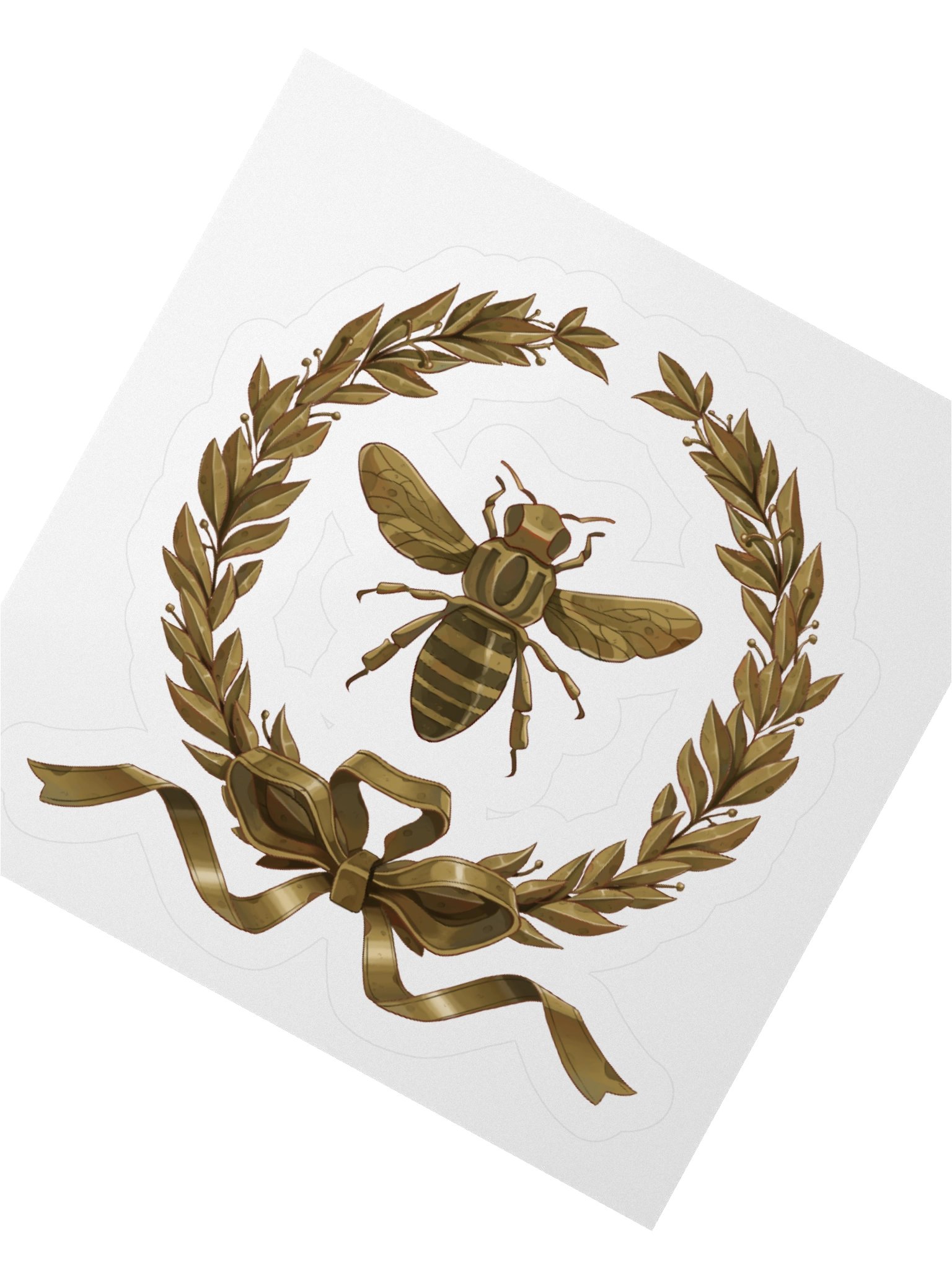 Napoleon Bee Wreath - Sticker product image (2)