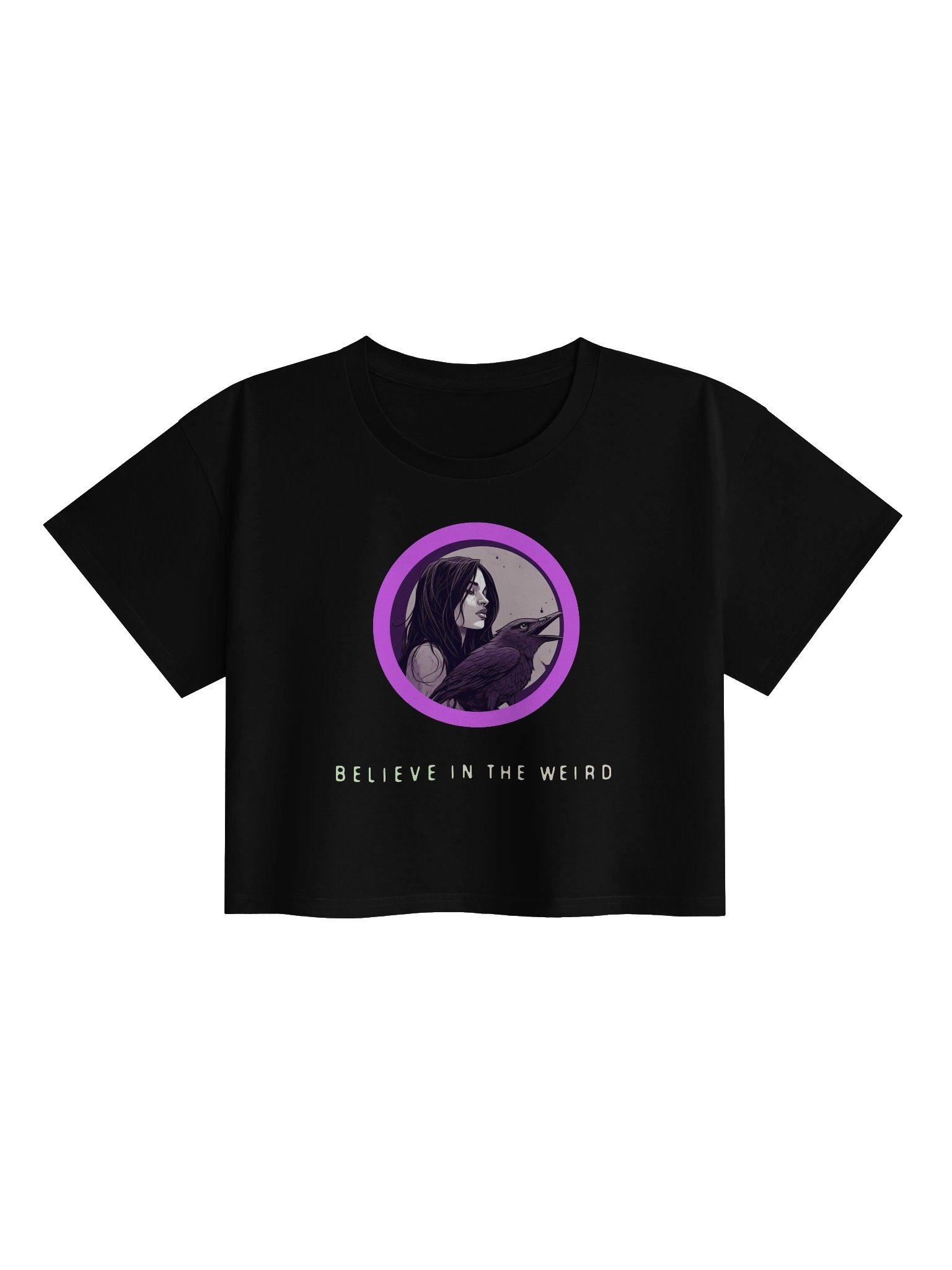 The Raven Girl Crop Tee product image (2)