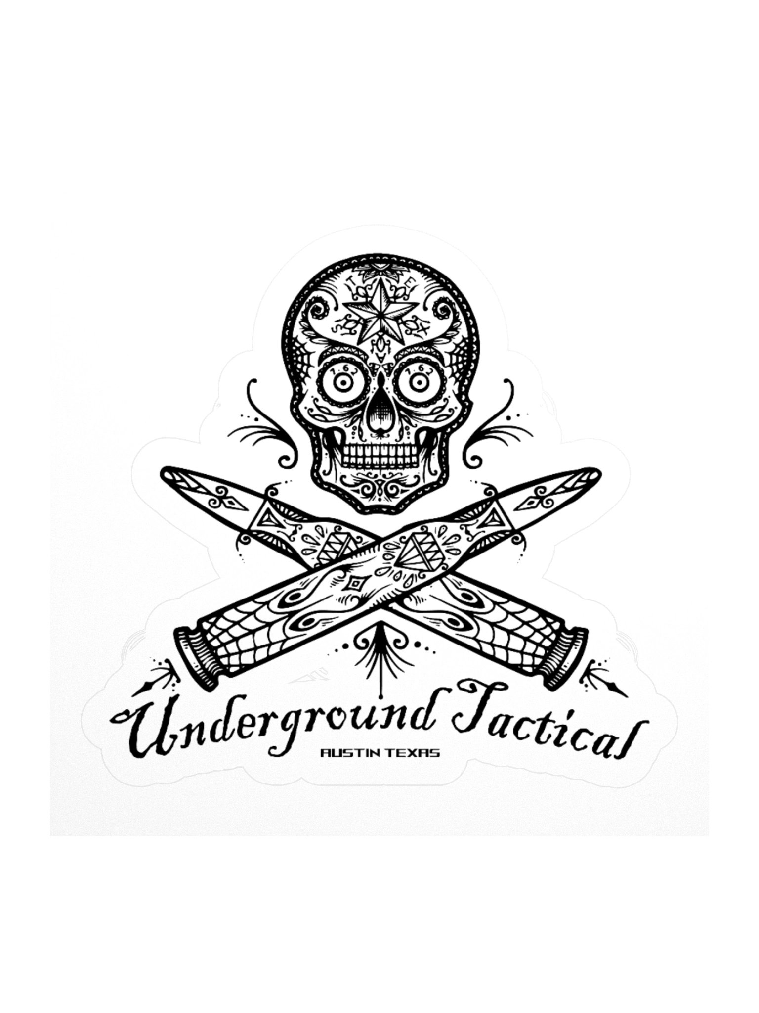 Underground Tactical B&W decal product image (1)