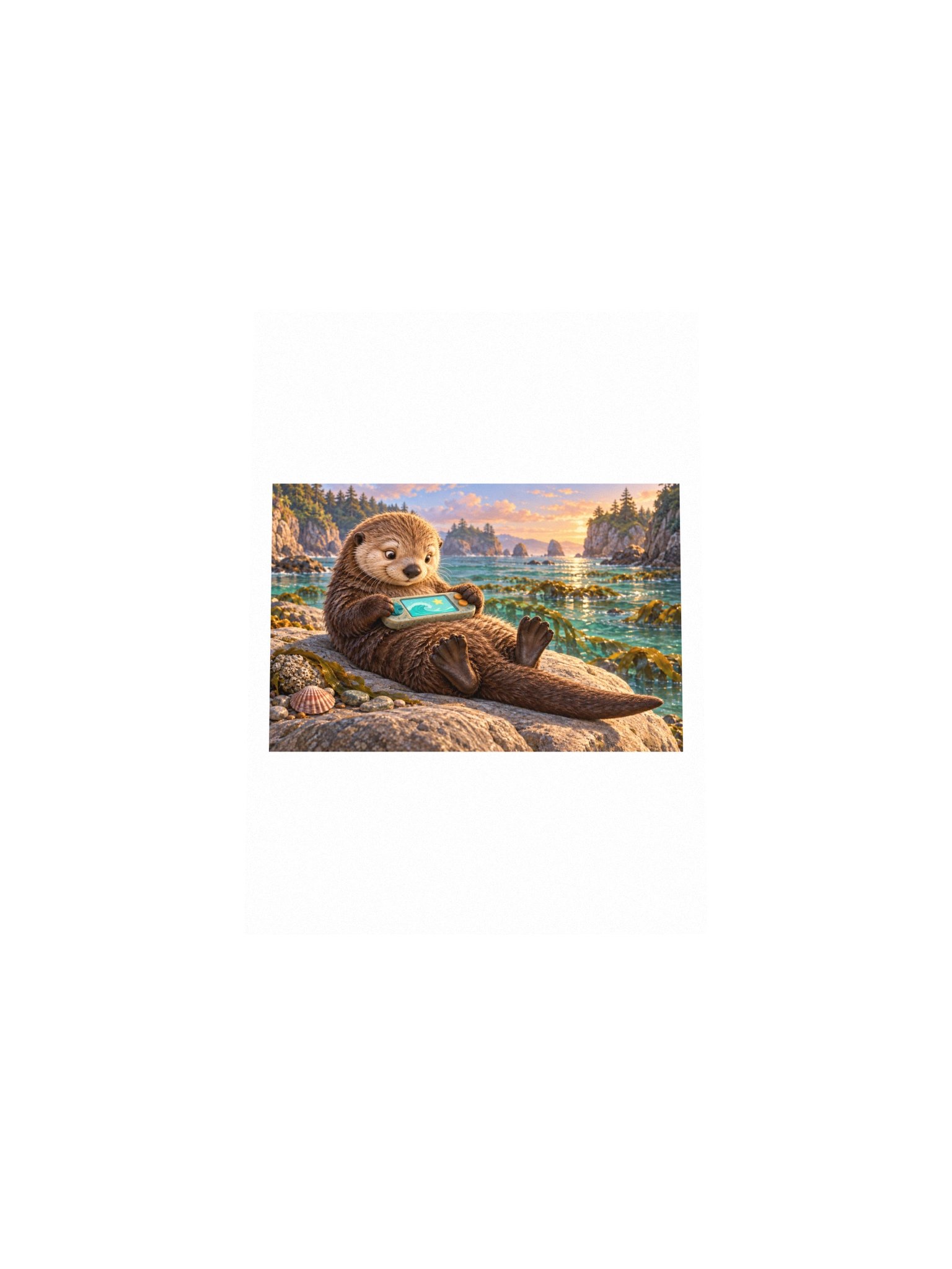 Pebble Player Small Art Print product image (4)
