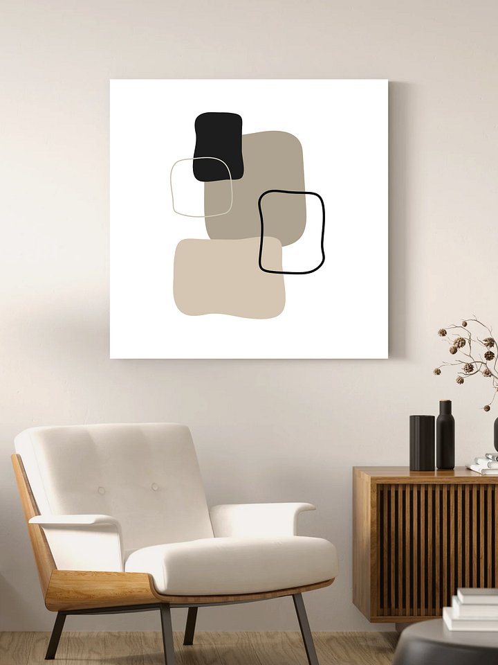 Organic Shapes Matte Poster (frame not included) product image (2)