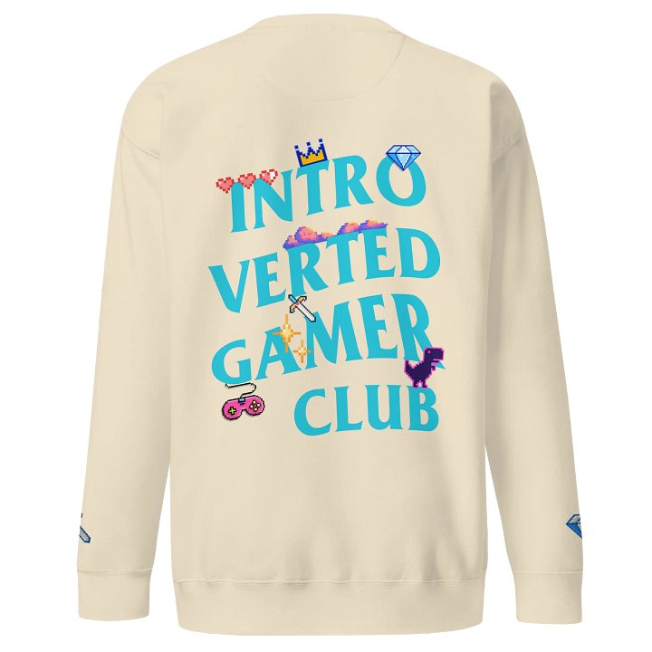 Introverted Gamer Club "Pixel-Elated" Sweatshirt product image (1)