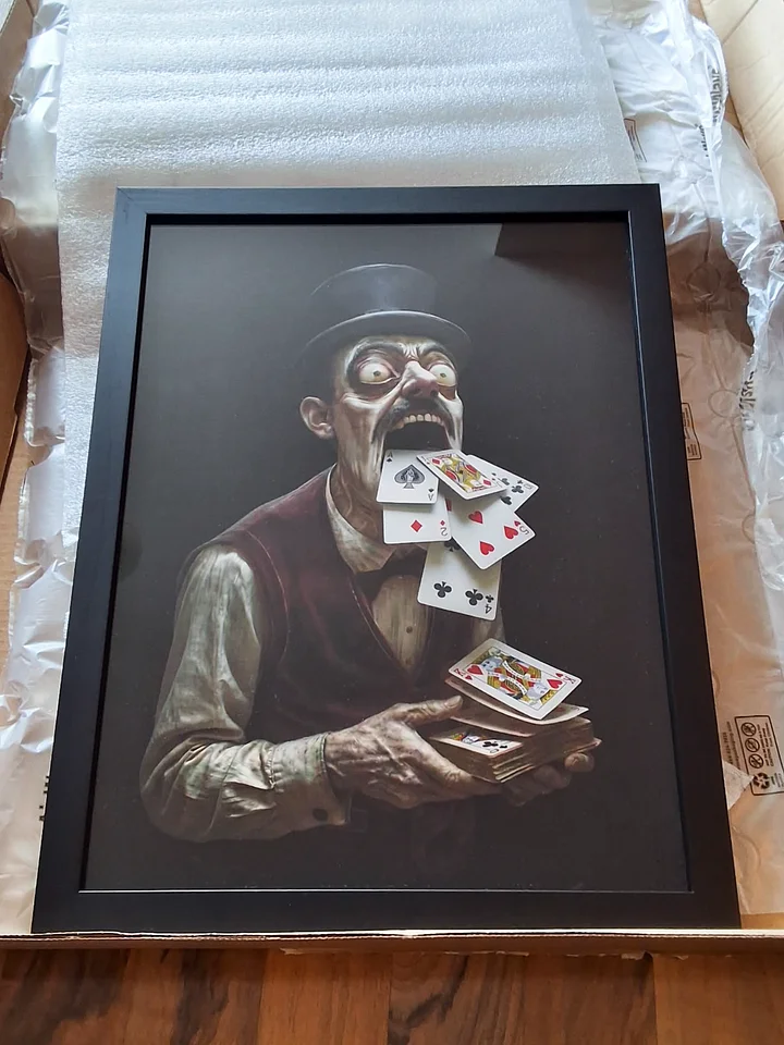 The Cursed Magician - Framed Matte Poster product image (2)