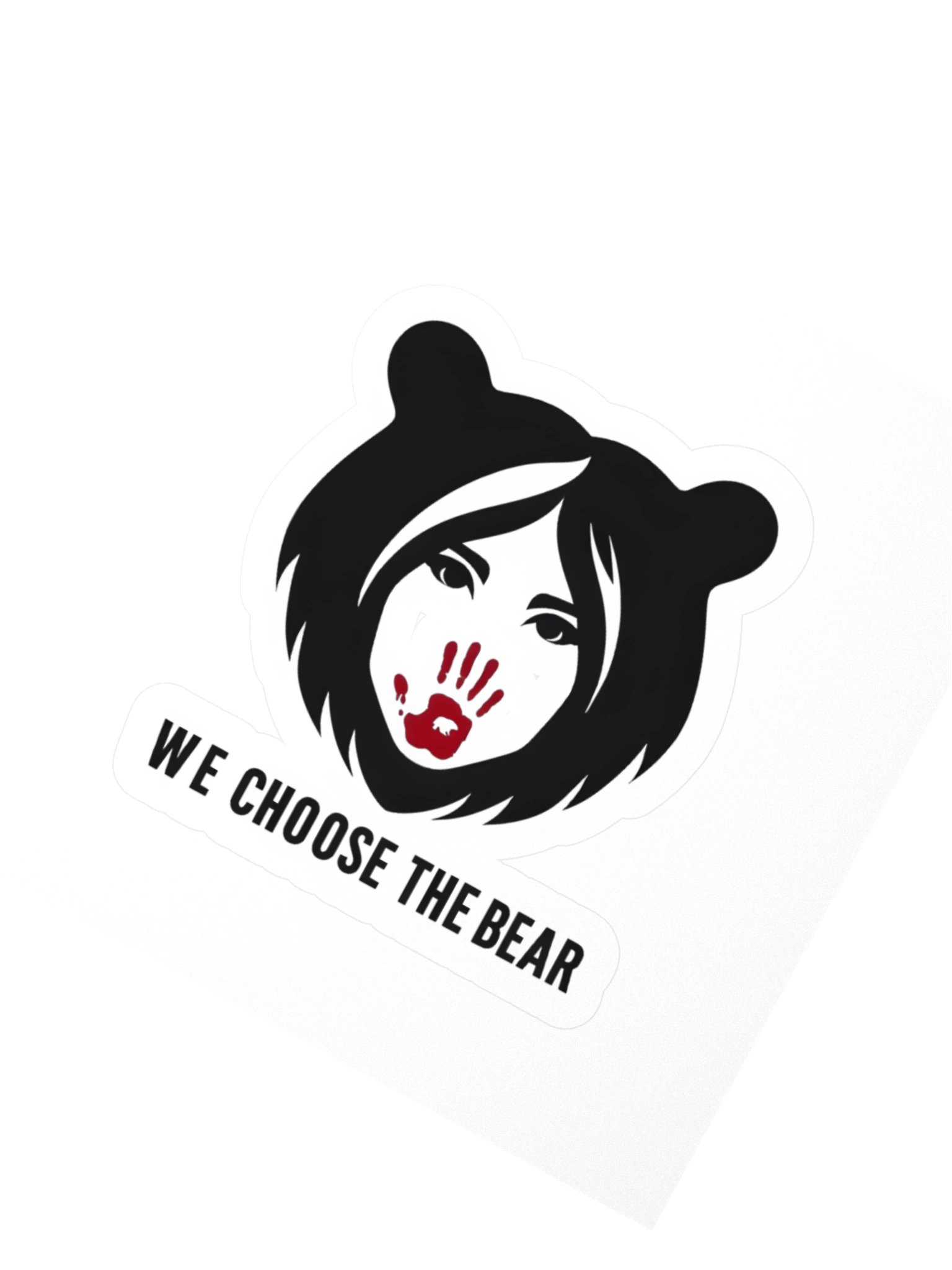 W E Choose the Bear Sticker product image (2)