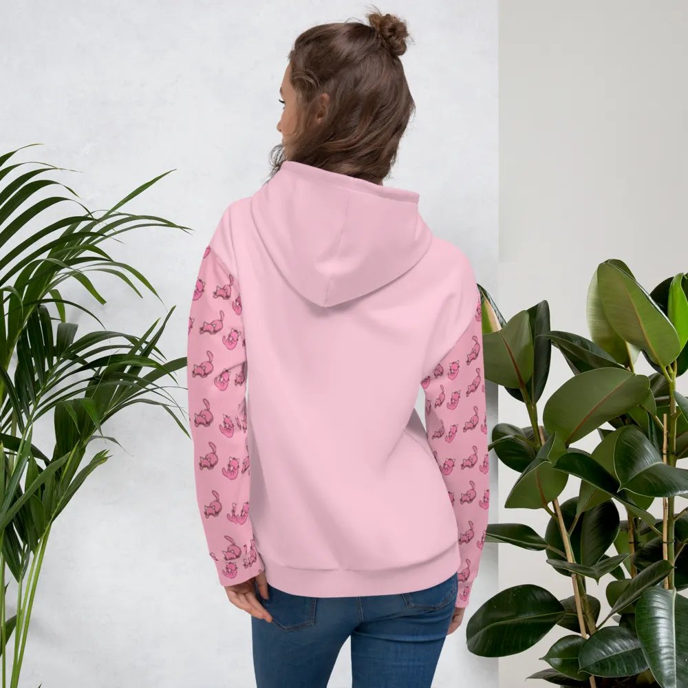 Pink Cat Paradise Hoodie product image (12)