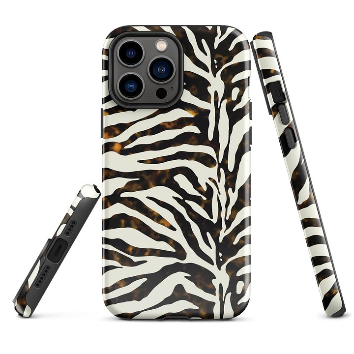 Tortoiseshell Zebra iPhone Case product image (2)