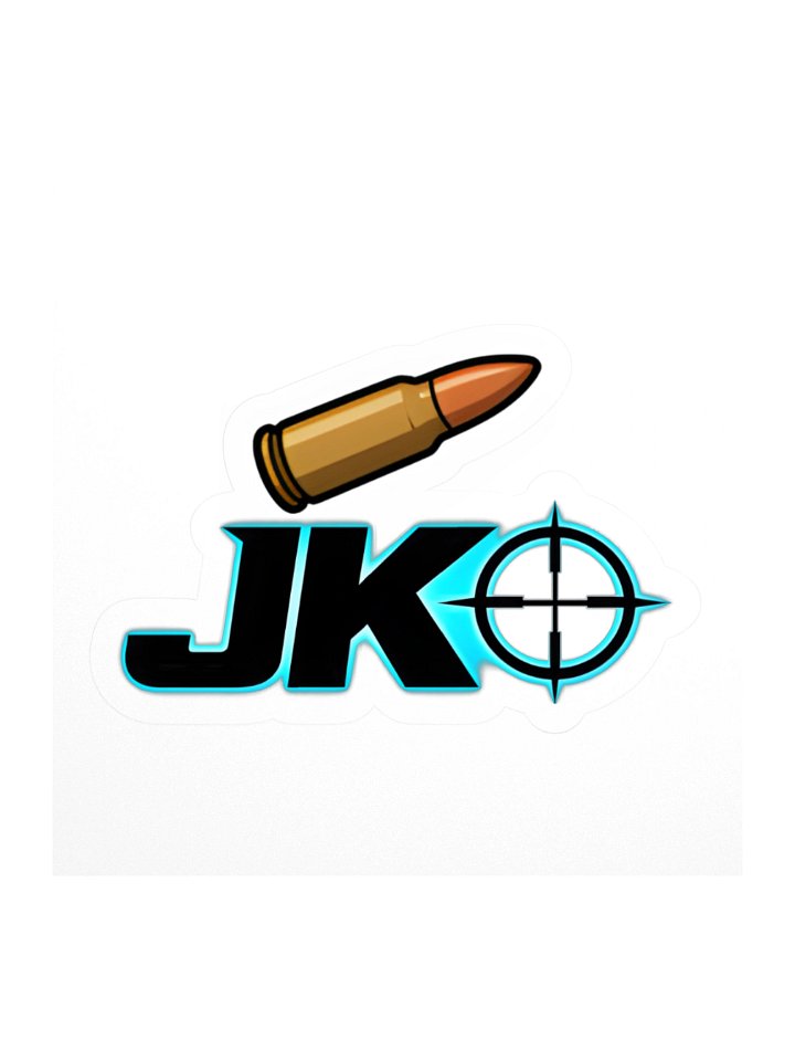 JKShot Crosshair 'n Round Sticker product image (1)