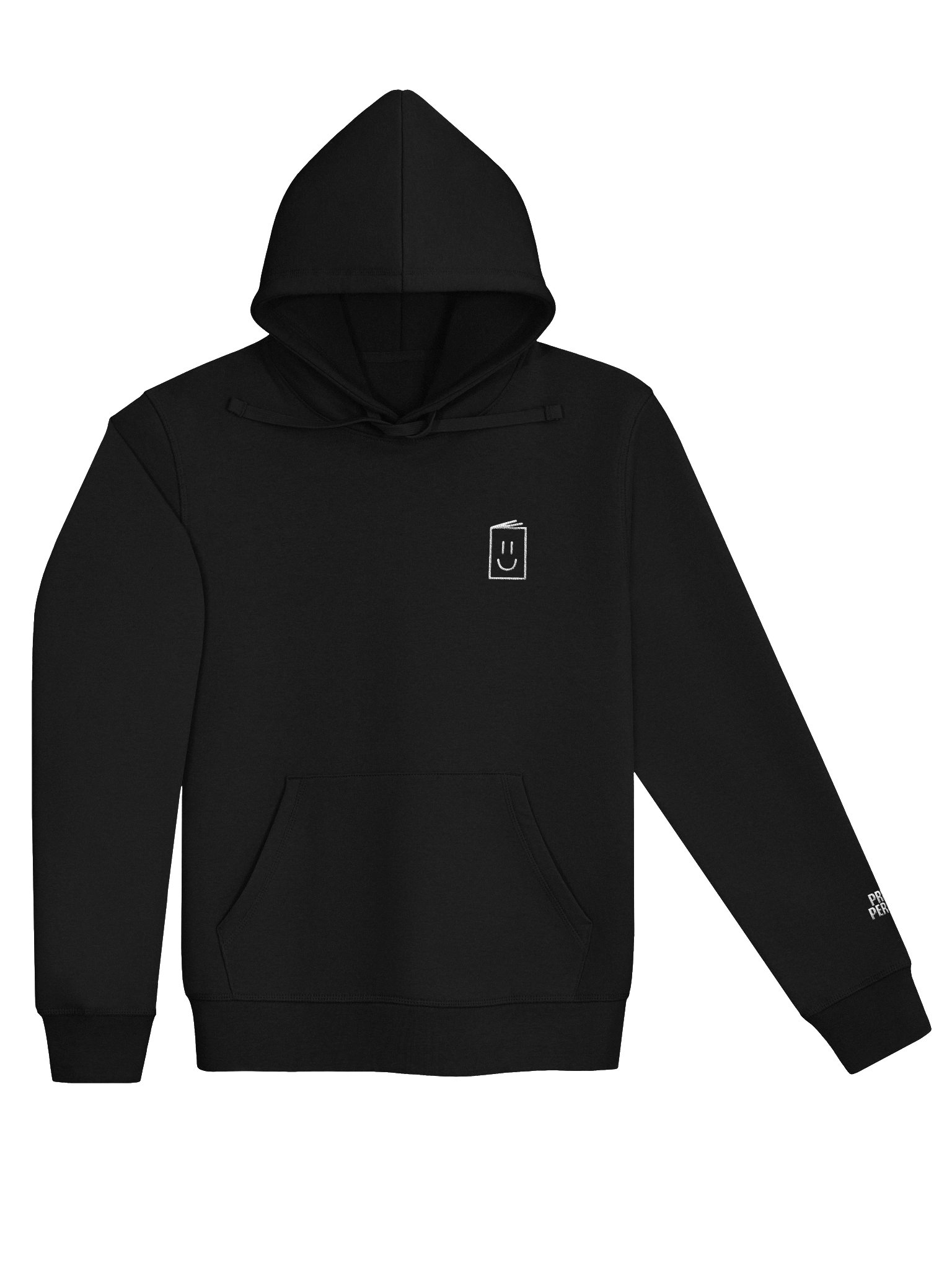 Print Person icon embroidered hoodie product image (7)