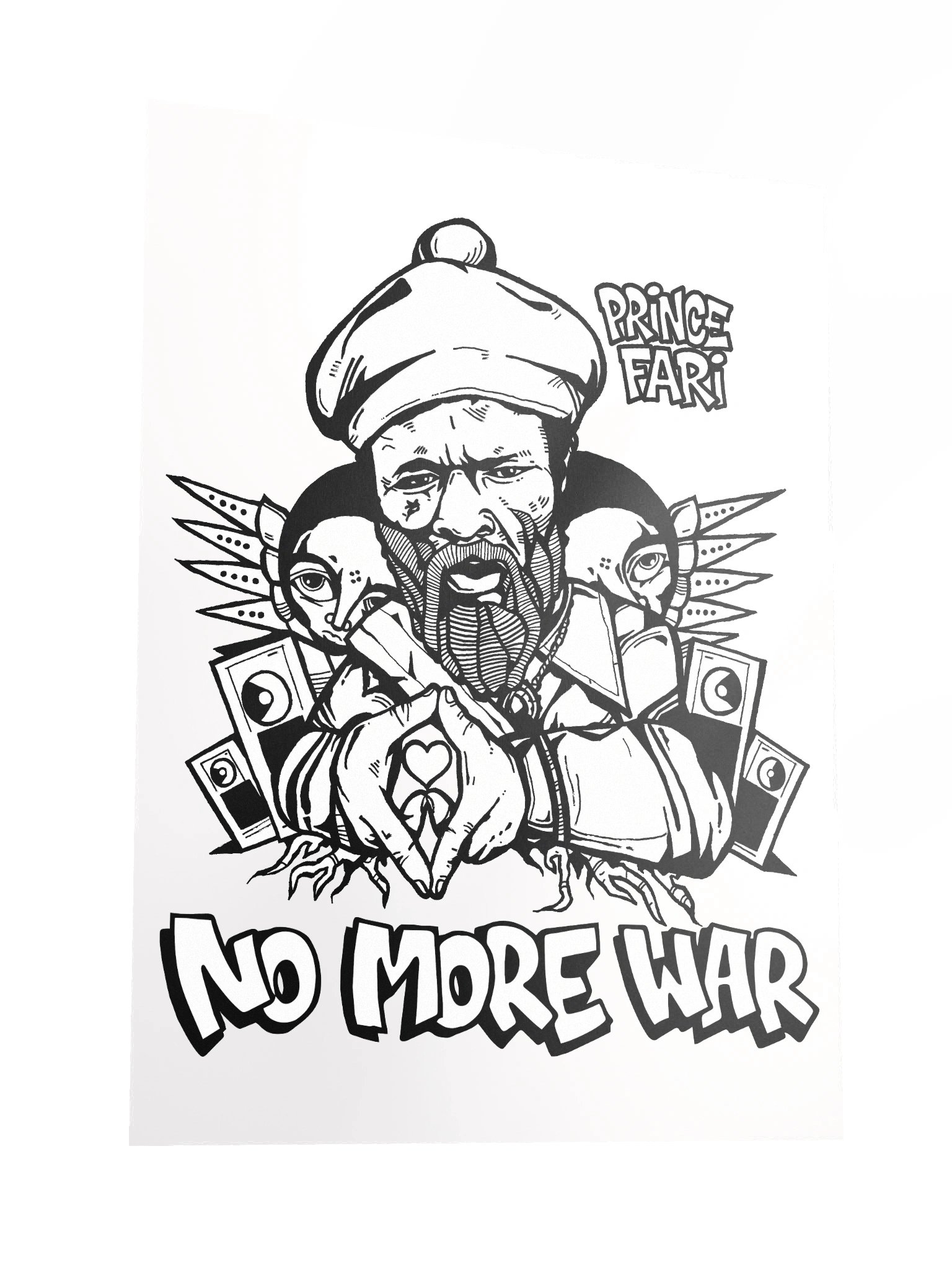 Prince Far I Poster by RasTerms37 (Black White) product image (3)