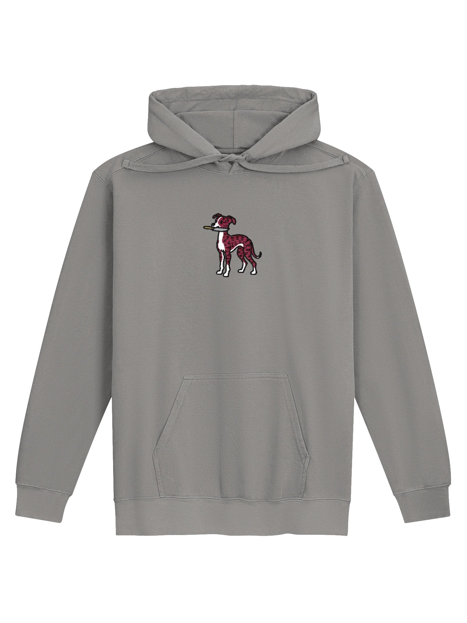 Funny Chibi-Style Italian Greyhound(Brindle) Embroidered Premium Hoodie product image (33)