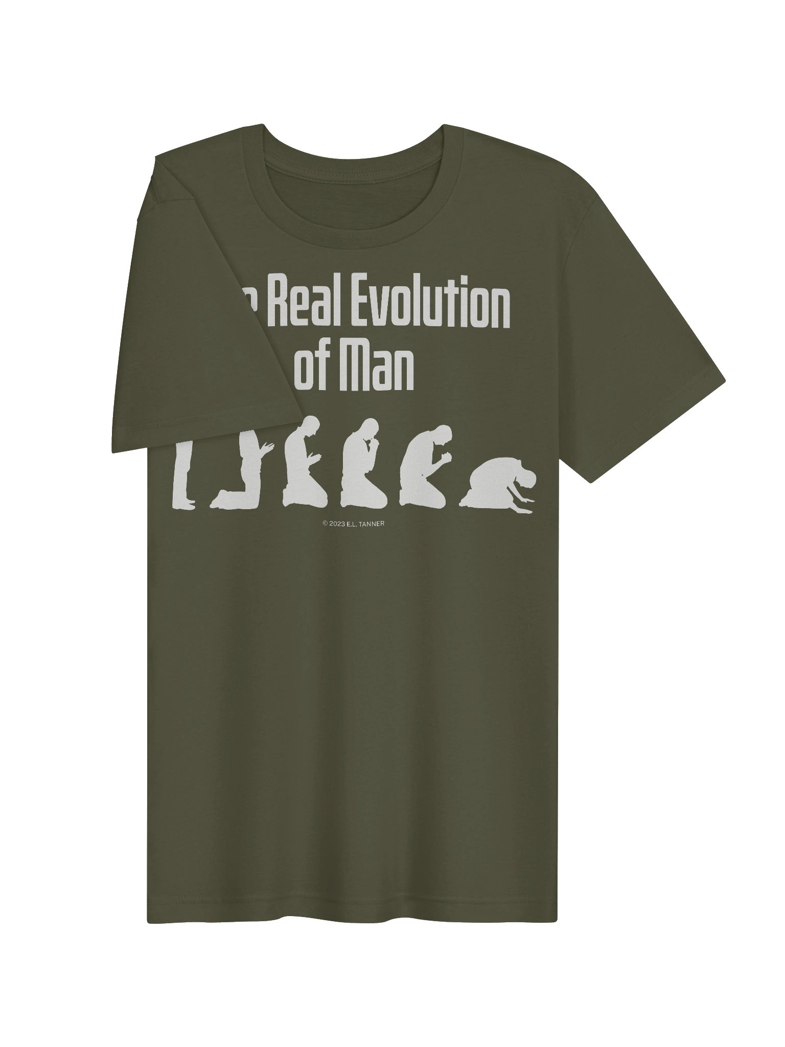 The Real Evolution of Man Wht, T-Shirt product image (3)