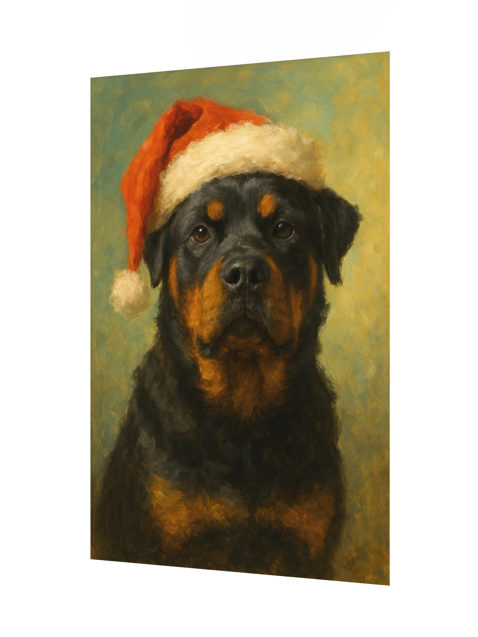Santa Rottweiler Poster product image (9)