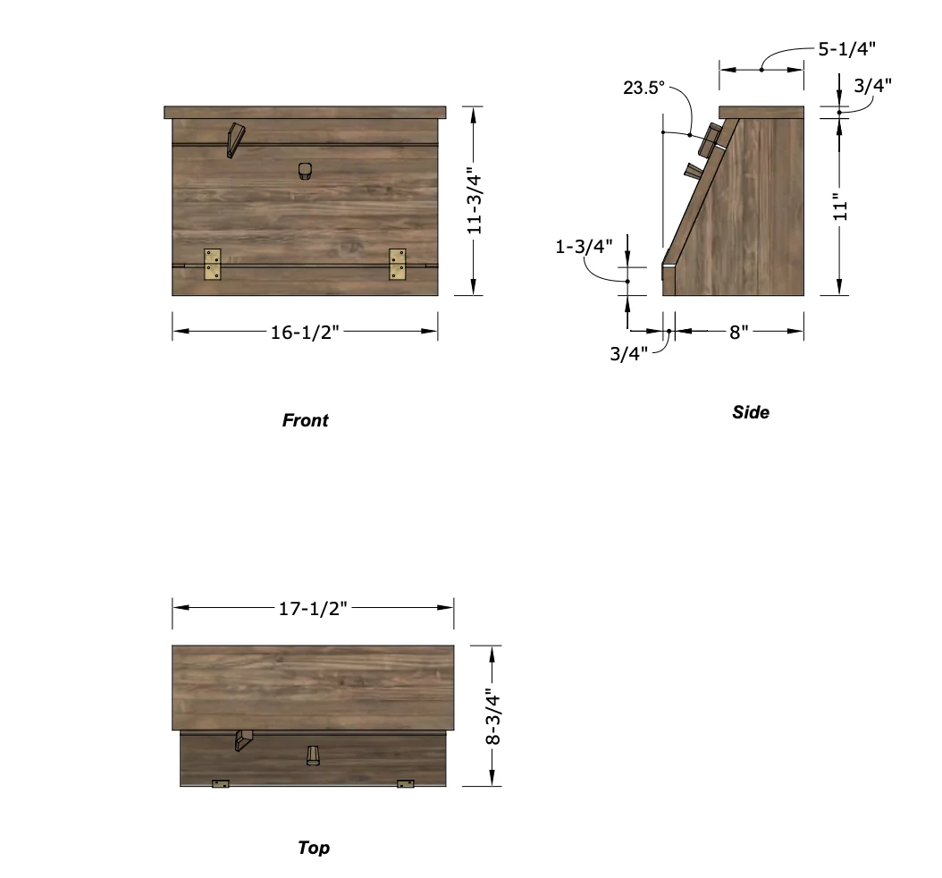 Primitive Bread Box Digital Build Plans product image (4)
