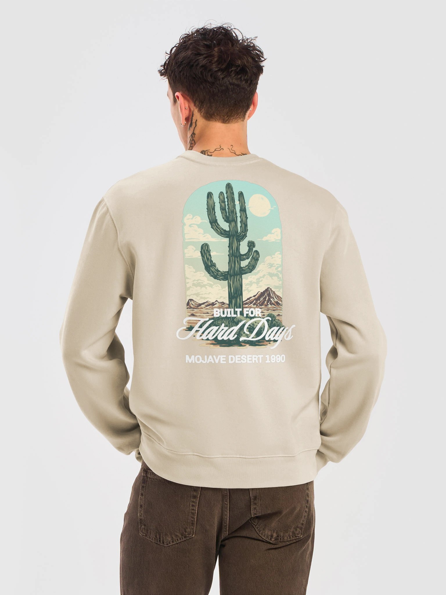 Built For Hard Days Crewneck Sweatshirt (Mojave Desert) product image (7)