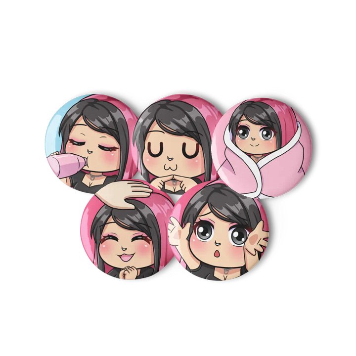 Cute and Comfy pin set (Ver. 1) product image (2)