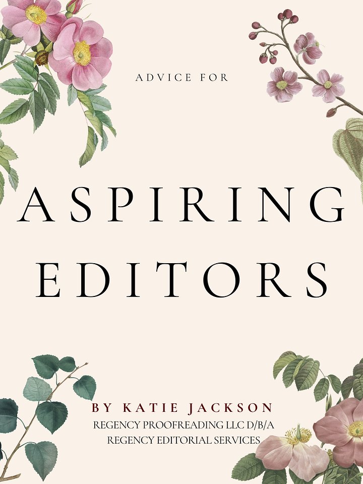 Advice for Aspiring Editors product image (1)