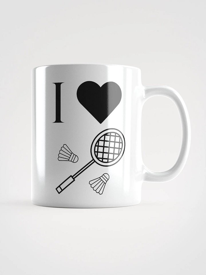 I ❤️ Badminton Mug product image (1)