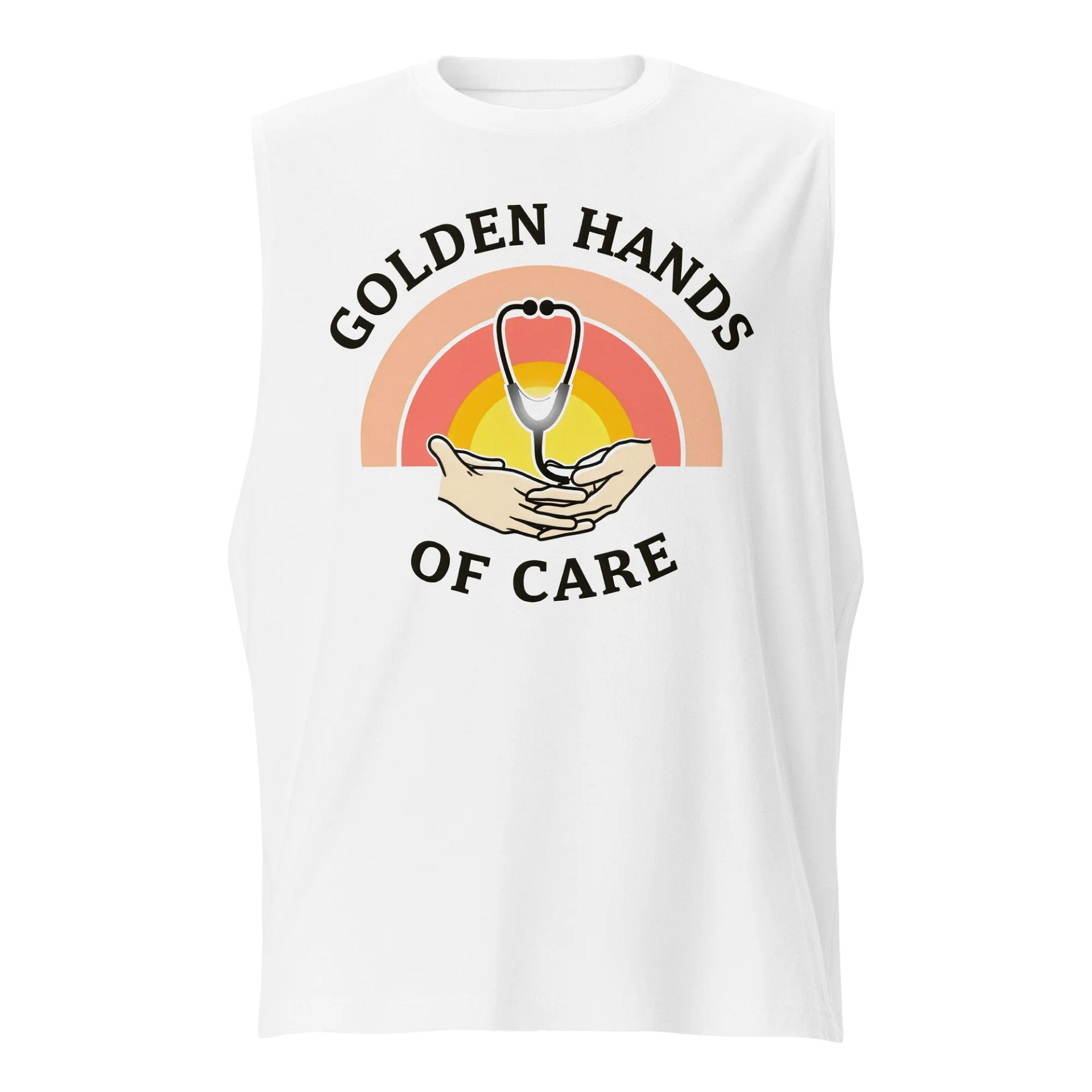 Golden Hands of Care Muscle Tank product image (1)